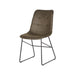 Eetkamerstoel Slim - Army green - Microfiber-Eetkamerstoelen-LABEL51