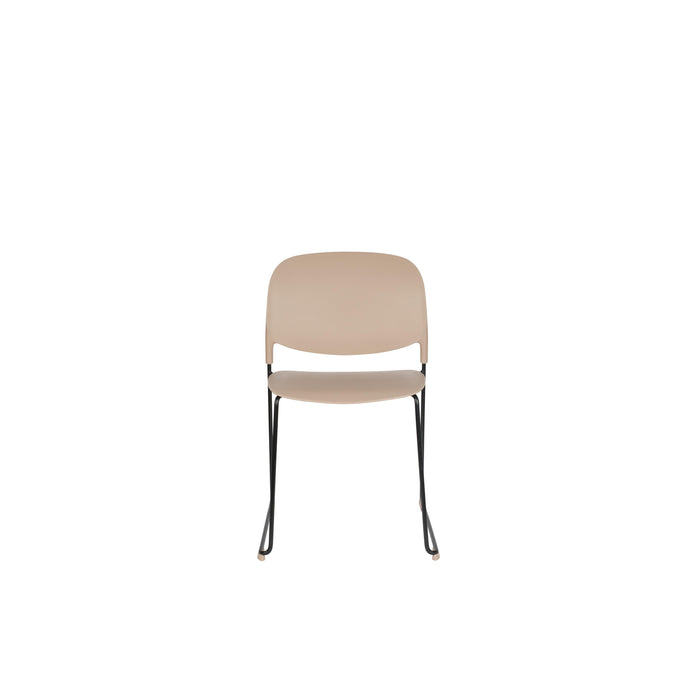 Eetkamerstoel Stacks Liver Polypropyleen Bruin 52.5x48.5 cm-Eetkamerstoelen-Creating Home