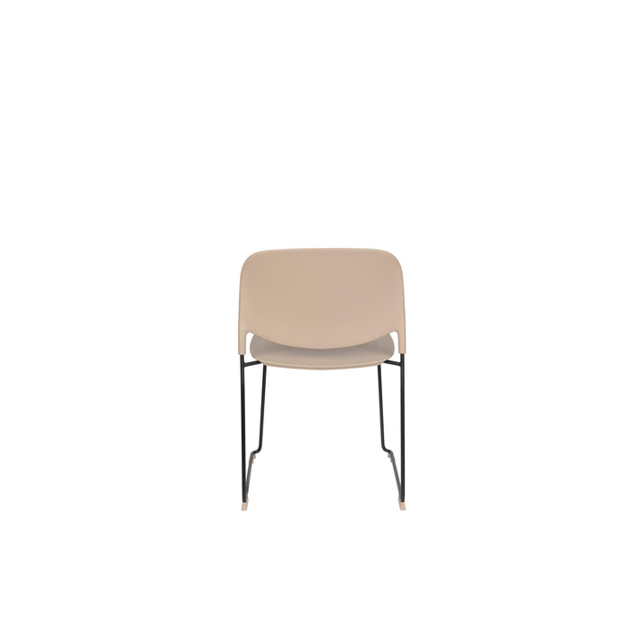 Eetkamerstoel Stacks Liver Polypropyleen Bruin 52.5x48.5 cm-Eetkamerstoelen-Creating Home