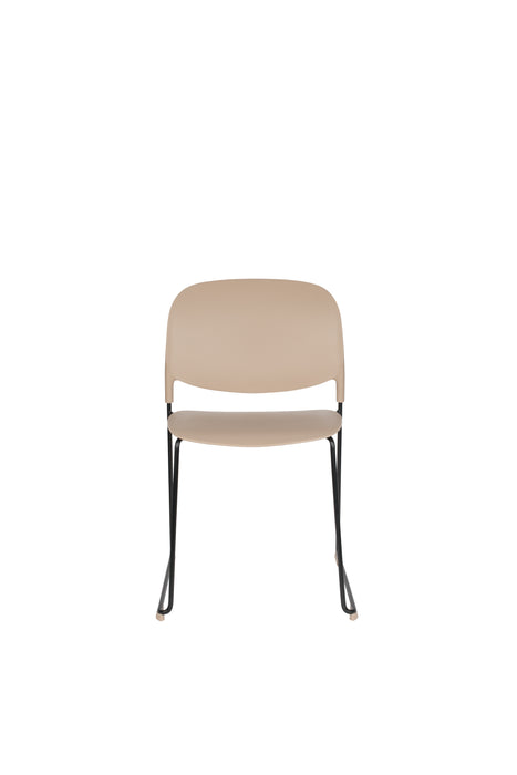 Eetkamerstoel Stacks Liver Polypropyleen Bruin 52.5x48.5 cm-Eetkamerstoelen-Creating Home