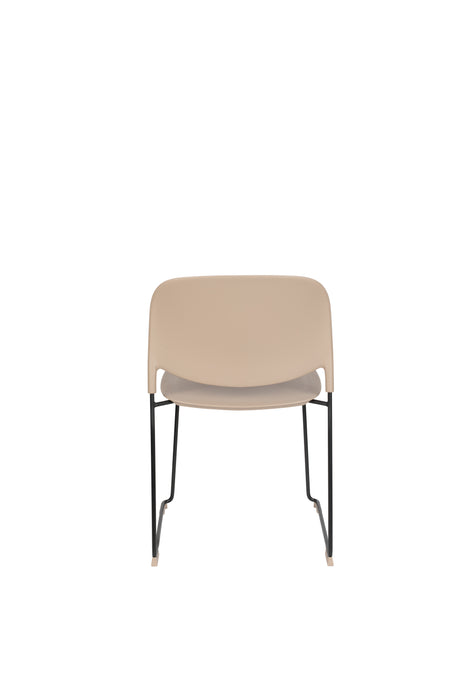 Eetkamerstoel Stacks Liver Polypropyleen Bruin 52.5x48.5 cm-Fauteuils-Creating Home