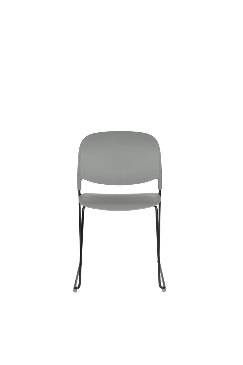 Eetkamerstoel Stacks Polypropyleen Grijs 52.5x48.5 cm-Eetkamerstoelen-Creating Home