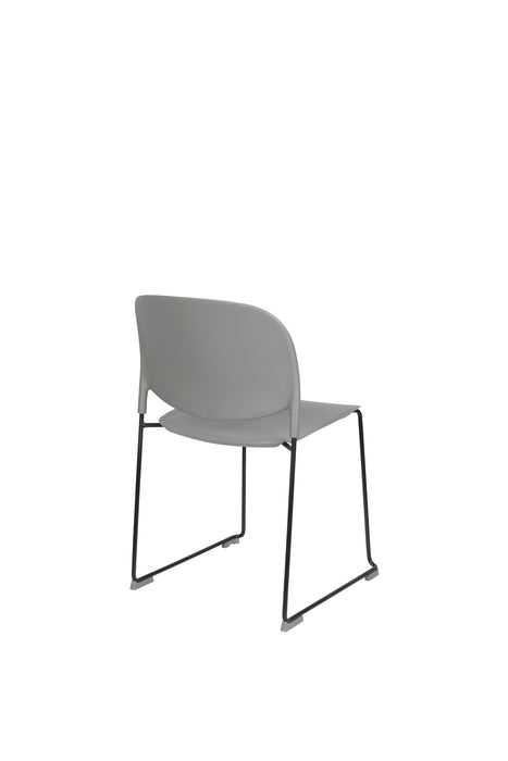 Eetkamerstoel Stacks Polypropyleen Grijs 52.5x48.5 cm-Eetkamerstoelen-Creating Home
