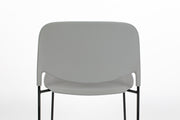 Eetkamerstoel Stacks Polypropyleen Grijs 52.5x48.5 cm-Eetkamerstoelen-Creating Home