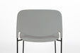 Eetkamerstoel Stacks Polypropyleen Grijs 52.5x48.5 cm-Eetkamerstoelen-Creating Home