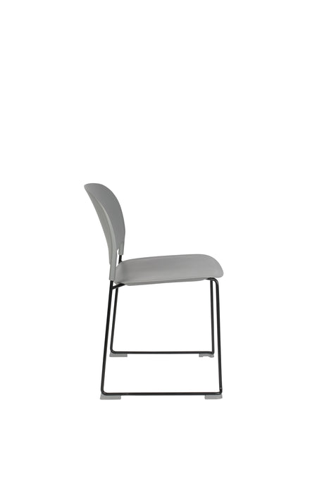 Eetkamerstoel Stacks Polypropyleen Grijs 52.5x48.5 cm-Fauteuils-Creating Home
