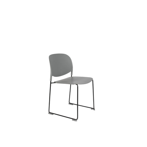 Eetkamerstoel Stacks Polypropyleen Grijs 52.5x48.5 cm-Fauteuils-Creating Home