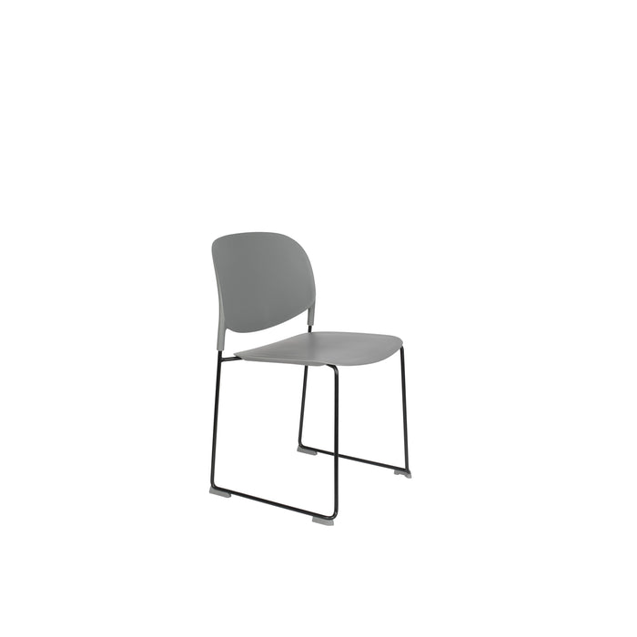 Eetkamerstoel Stacks Polypropyleen Grijs 52.5x48.5 cm-Fauteuils-Creating Home
