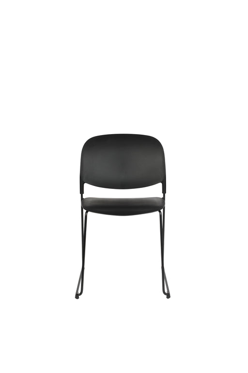 Eetkamerstoel Stacks Polypropyleen Zwart 52.5x48.5 cm-Eetkamerstoelen-Creating Home