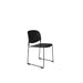Eetkamerstoel Stacks Polypropyleen Zwart 52.5x48.5 cm-Eetkamerstoelen-Creating Home