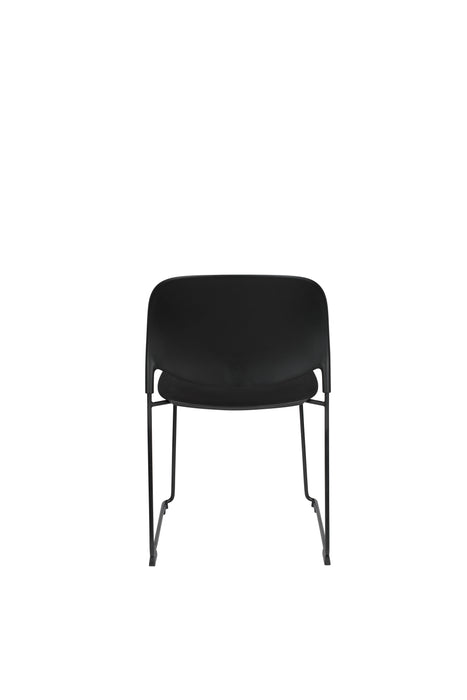 Eetkamerstoel Stacks Polypropyleen Zwart 52.5x48.5 cm-Fauteuils-Creating Home
