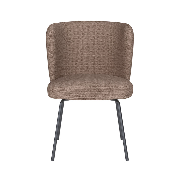 Eetkamerstoel Stan Polyester Taupe – productaanzicht