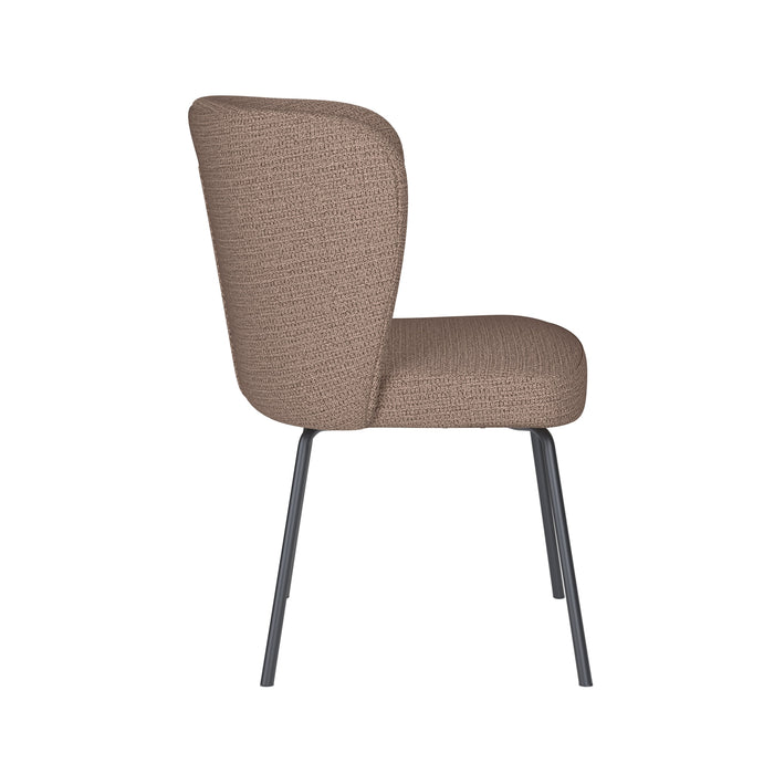 Eetkamerstoel Stan Polyester Taupe – productaanzicht 2