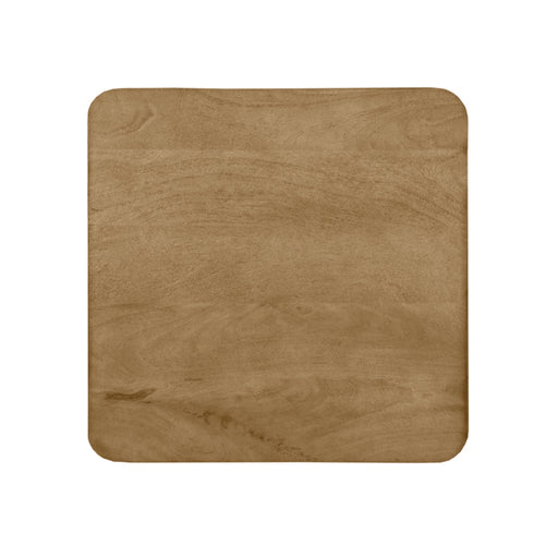 Eetkamerstoel Tafelblad Sloppy Edge Naturel Mangohout 70x70x3 cm-Organische tafelbladen-LABEL51