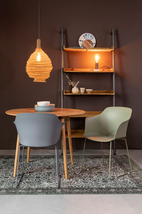 Eetkamerstoel Tango Polypropyleen Grijs 54x58 cm-Eetkamerstoelen-Creating Home
