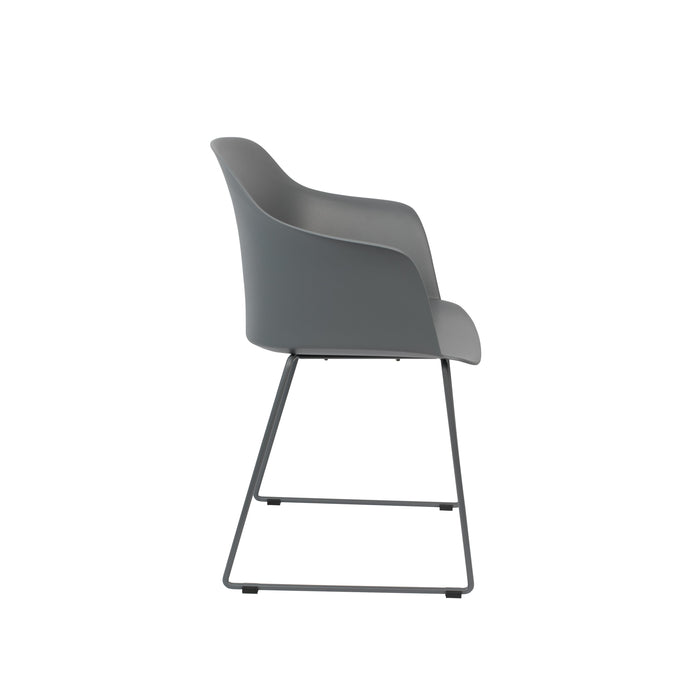 Eetkamerstoel Tango Polypropyleen Grijs 54x58 cm-Eetkamerstoelen-Creating Home