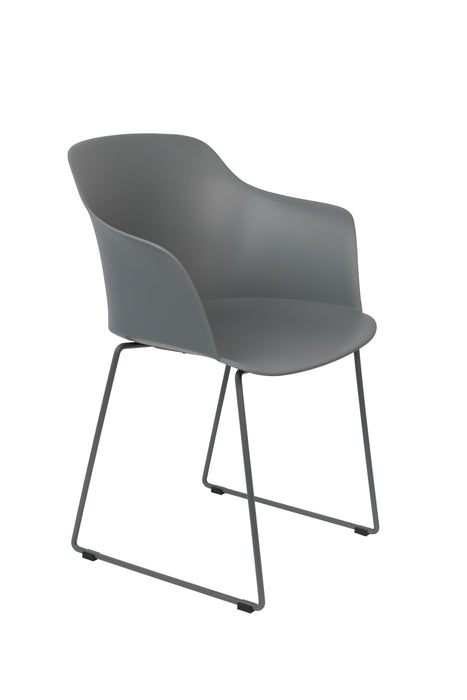 Eetkamerstoel Tango Polypropyleen Grijs 54x58 cm-Eetkamerstoelen-Creating Home