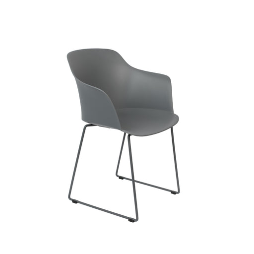 Eetkamerstoel Tango Polypropyleen Grijs 54x58 cm-Eetkamerstoelen-Creating Home