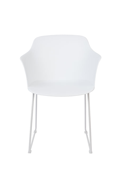 Eetkamerstoel Tango Polypropyleen Wit 54x58 cm-Eetkamerstoelen-Creating Home