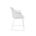 Eetkamerstoel Tango Polypropyleen Wit 54x58 cm-Eetkamerstoelen-Creating Home