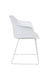 Eetkamerstoel Tango Polypropyleen Wit 54x58 cm-Eetkamerstoelen-Creating Home