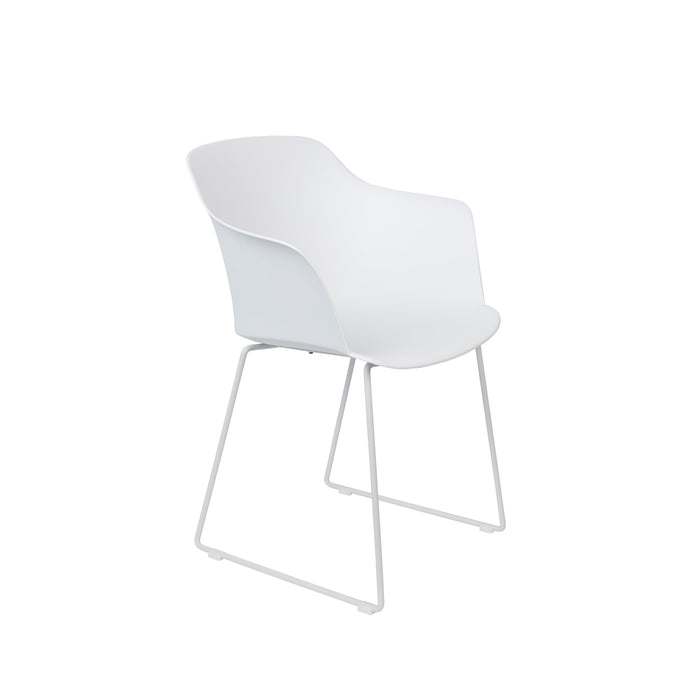 Eetkamerstoel Tango Polypropyleen Wit 54x58 cm-Eetkamerstoelen-Creating Home