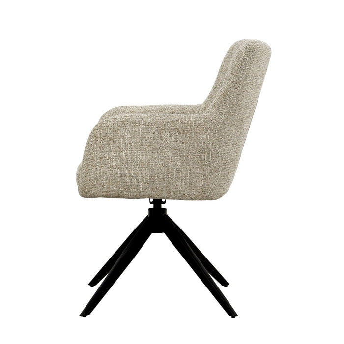 Eetkamerstoel Tara Stof Sand-Livingfurn