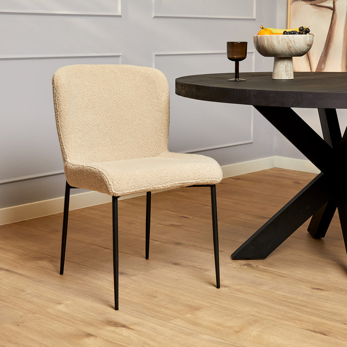 Eetkamerstoel Tess | Beige-Eetkamerstoelen-Starfurn