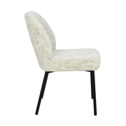 Eetkamerstoel Tess Crème 48 cm 48x63x83 cm-Eetkamerstoelen-Livingfurn