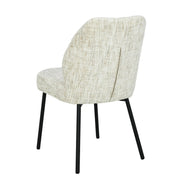 Eetkamerstoel Tess Crème 48 cm 48x63x83 cm-Eetkamerstoelen-Livingfurn