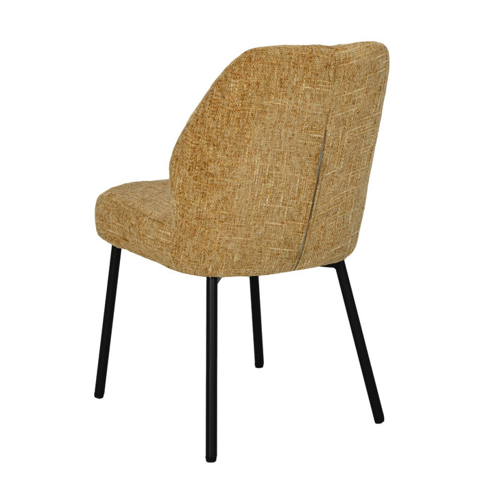 Eetkamerstoel Tess Honing 48 cm 48x63x83 cm-Eetkamerstoelen-Livingfurn