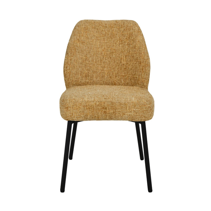 Eetkamerstoel Tess Honing 48 cm 48x63x83 cm-Eetkamerstoelen-Livingfurn