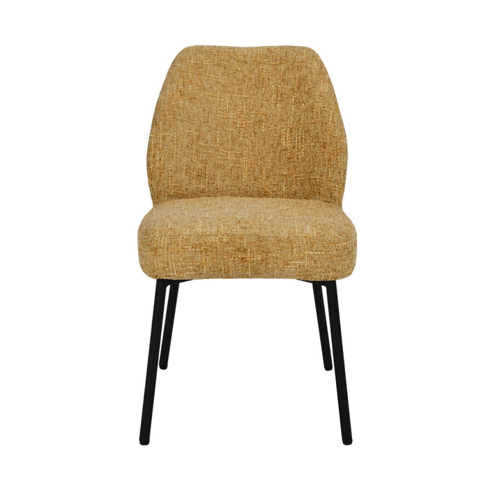 Eetkamerstoel Tess Honing 48 cm 48x63x83 cm-Eetkamerstoelen-Livingfurn