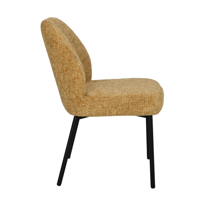 Eetkamerstoel Tess Honing 48 cm 48x63x83 cm-Eetkamerstoelen-Livingfurn