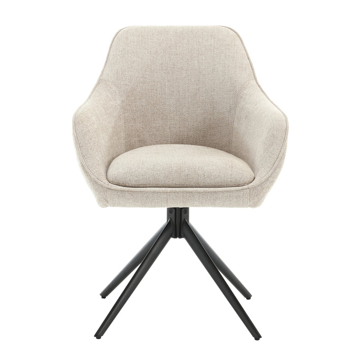Eetkamerstoel Thomas Beige 60 cm 59x64x84 cm-Eetkamerstoelen-Livingfurn