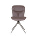Eetkamerstoel Thorben - Bruin - Microvezel - Taupe Metalen Frame-Eetkamerstoelen-LABEL51
