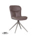 Eetkamerstoel Thorben - Bruin - Microvezel - Taupe Metalen Frame-Eetkamerstoelen-LABEL51