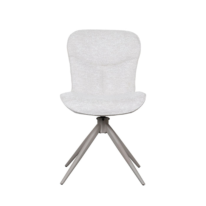 Eetkamerstoel Thorben - Naturel - Canyon - Taupe Metalen Frame-Eetkamerstoelen-LABEL51