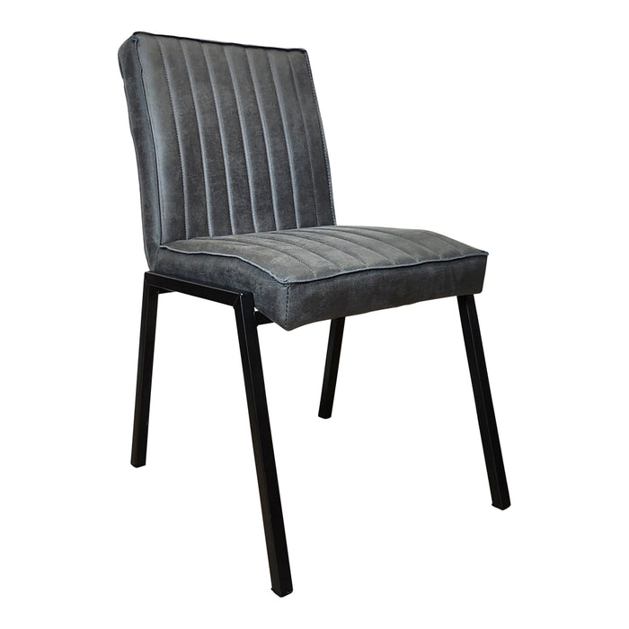 Eetkamerstoel Tivoli | Bull Antraciet-Eetkamerstoelen-Starfurn