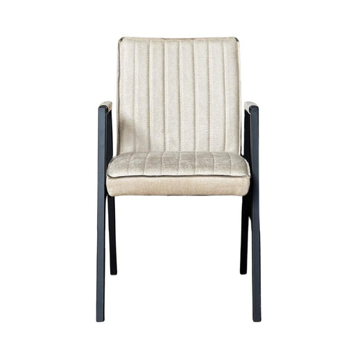 Eetkamerstoel Tivoli Bull Beige Met armleuning 52x56x88 cm-Eetkamerstoelen-Starfurn