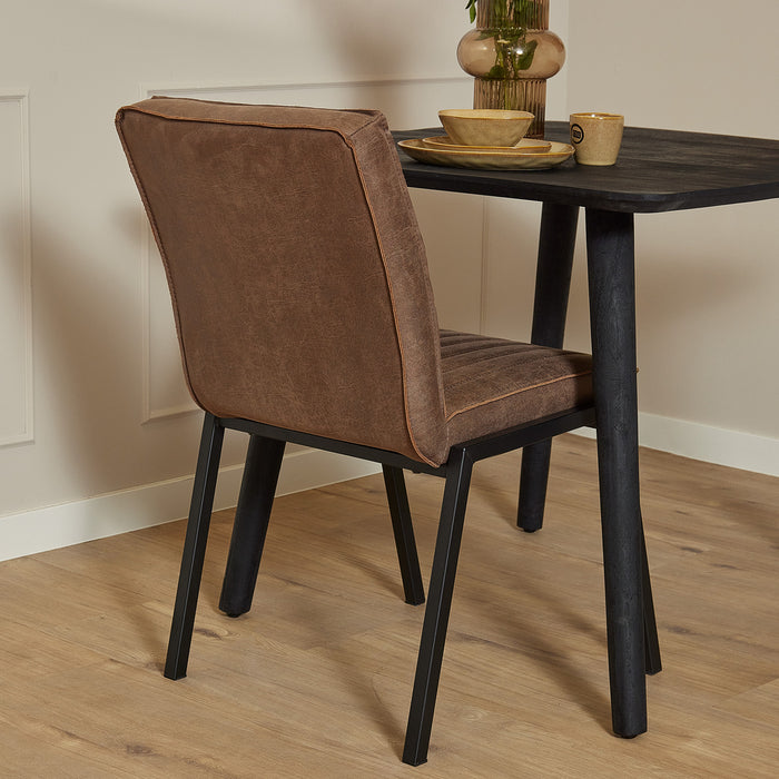 Eetkamerstoel Tivoli | Bull Brown-Eetkamerstoelen-Starfurn