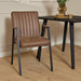 Eetkamerstoel Tivoli met armleuning | Bull Brown-Eetkamerstoelen-Starfurn