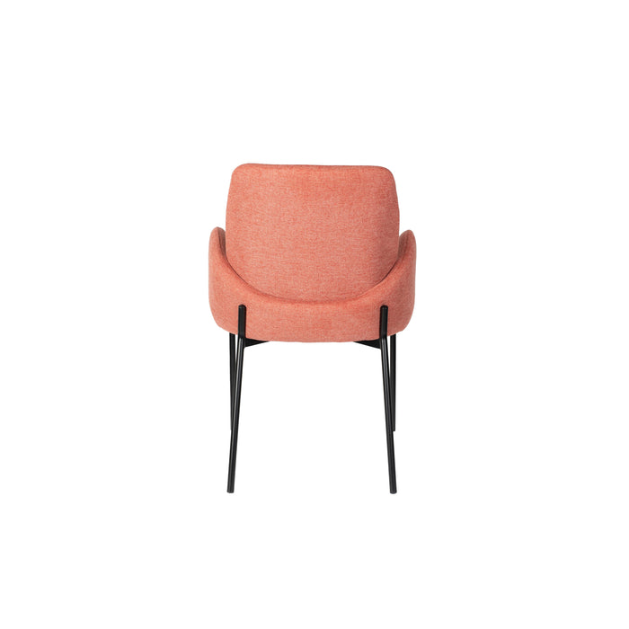 Eetkamerstoel Tjarda Old Polyester Roze 60x57 cm-Eetkamerstoelen-Creating Home
