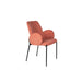 Eetkamerstoel Tjarda Old Polyester Roze 60x57 cm-Eetkamerstoelen-Creating Home