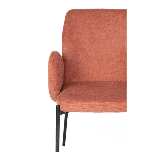 Eetkamerstoel Tjarda Old Polyester Roze 60x57 cm-Fauteuils-Creating Home