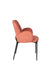 Eetkamerstoel Tjarda Old Polyester Roze 60x57 cm-Fauteuils-Creating Home