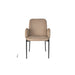 Eetkamerstoel Tjarda Polyester Bruin 60x57 cm-Eetkamerstoelen-Creating Home