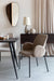 Eetkamerstoel Tjarda Polyester Bruin 60x57 cm-Fauteuils-Creating Home