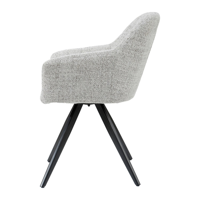 Eetkamerstoel Tommy Bisque Oasis Draaibaar 61 cm 61x64x84 cm-Eetkamerstoelen-Livingfurn