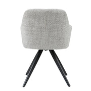Eetkamerstoel Tommy Bisque Oasis Draaibaar 61 cm 61x64x84 cm-Eetkamerstoelen-Livingfurn
